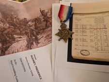 Casualty 1915 star medal to