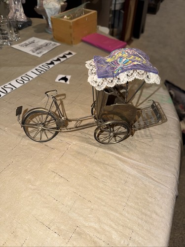 Silver art cambodia bicycle - art,