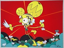 Dalek SpaceMonkey "Bone Hoarded." Print Signed. 2020. Signed, Numbered. 43/65 