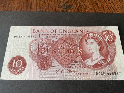 Bank england shilling - 10/-,