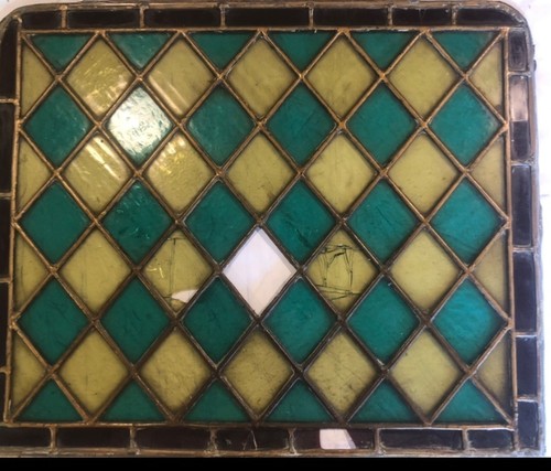 Stained glass repairs - , and