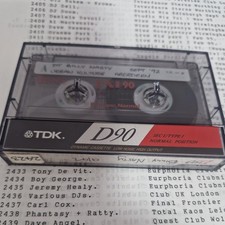 Billy Nasty Urban Kulture Aberdeen Sept 1992 VERY RARE CASSETTE TAPE OLD SKOOL