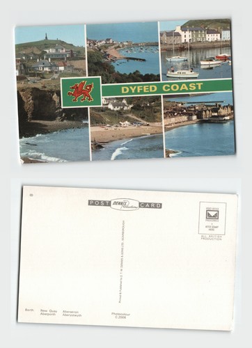 Postcard dyfed coast - postcard,