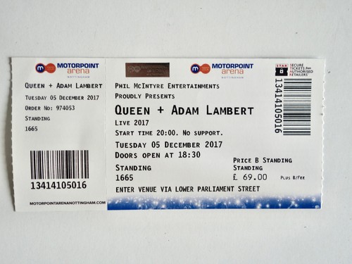 Complete ticket for the - complete,