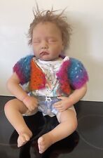 Reborn 20 inch Soft Vinyl Baby Girl Doll Closed Eyes - Life Like
