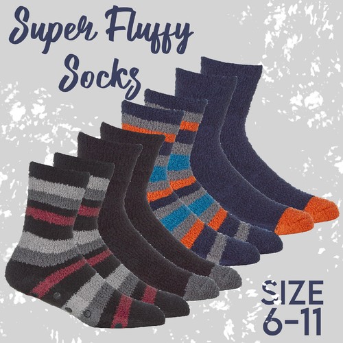 Mens fluffy cosy slipper super - cosy,