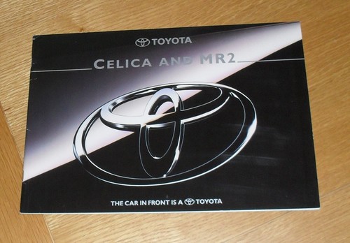 Toyota celica mr2 brochure - mr2,