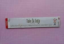 SIZZIX Sizzlits Decorative Strip  - Take it East Alphabet 655205 Used
