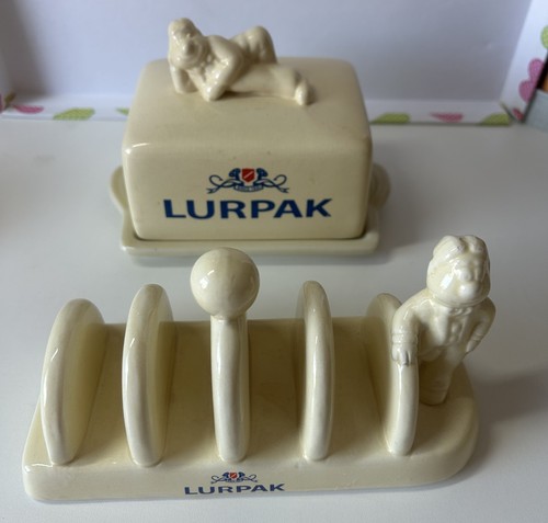 Vintage lurpak ceramic butter - ceramic,