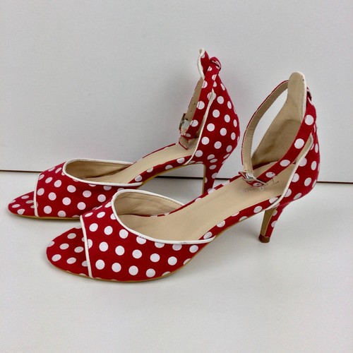 Joe browns polka dot heels - browns, uk7