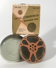 Vintage 7 inch Goldberg Brothers 16mm Metal Film Reel in Canister New Old Stock