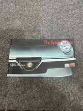 1983 Alfa Romeo Spider Veloce Original Car Sales Brochure Catalog