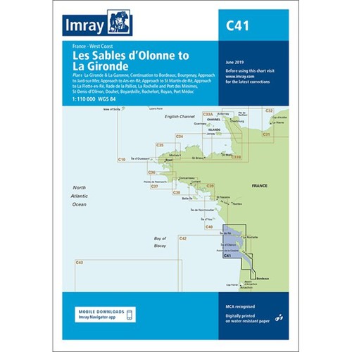 Imray chart c41 - chart, les
