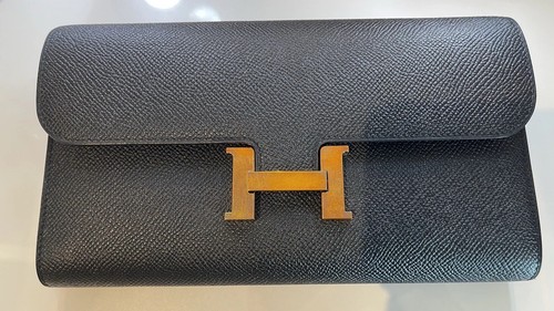 Hermès constance black epsom - black,