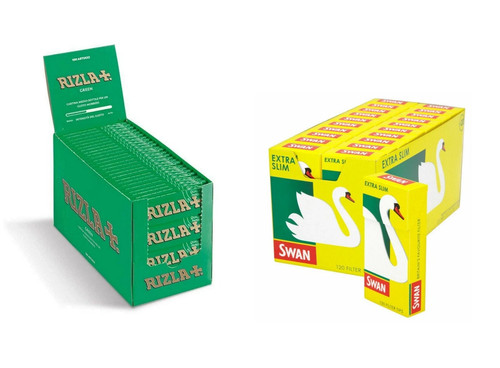 600 rizla green - 600, cigarette