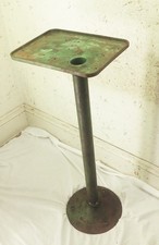 Vtg bench grinder vise cast