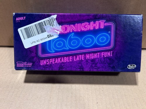 Taboo midnight board - game,