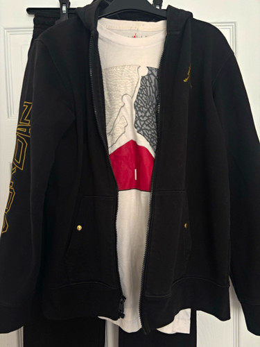 Jordan boy black - jordan, black/gold