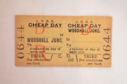 Railway ticket lner - railway, to