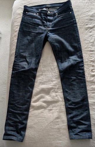 Raw indigo denim jeans - a.p.c.,