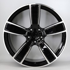 22"254 black pol  alloy wheels