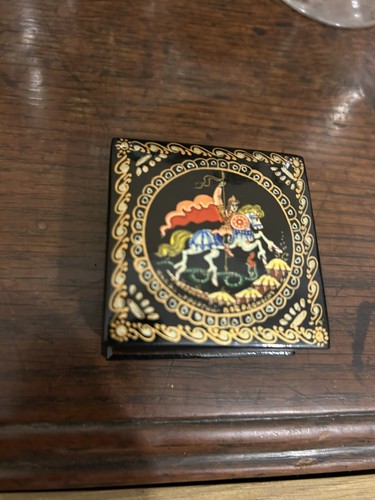 Russian laquer hand painted - laquer,