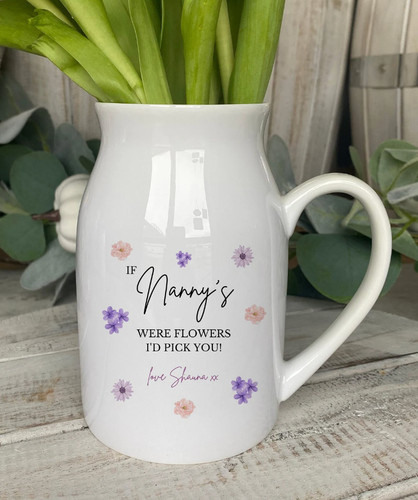 Personalised small vase - personalised, if