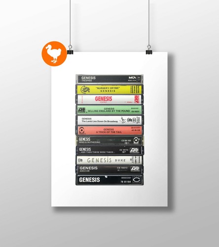 Genesis poster cassette - genesis,