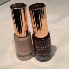 Ted Baker beige & burgandy