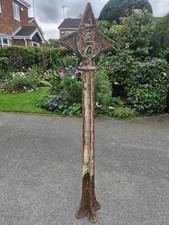 Antique Railway Mile Marker Cast Iron