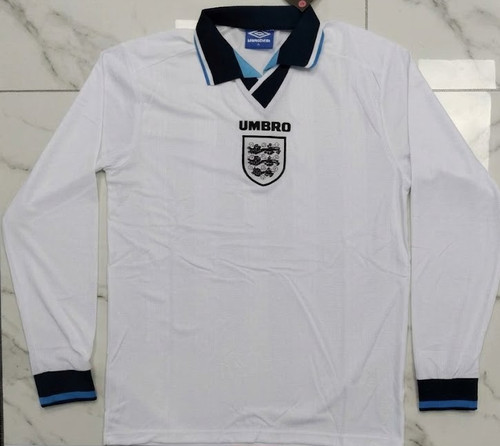 1996 england home long - home, long-sleeve