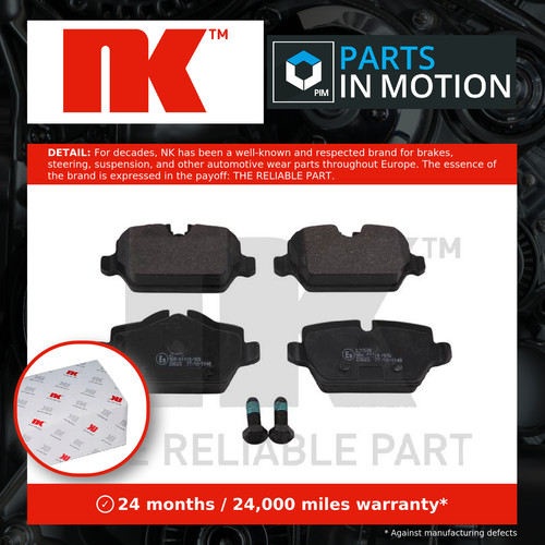 Brake pads set - pads, fits