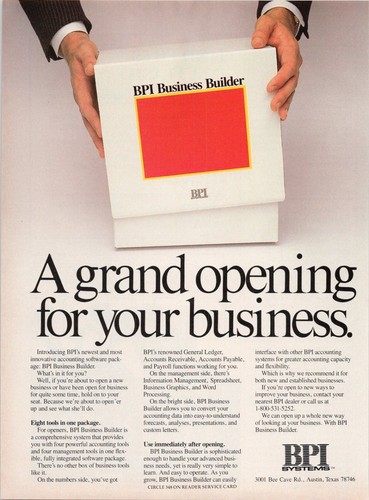Bpi business builder 1985 - bpi,