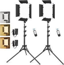 2-Pack LED Video Light Kit