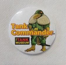 Tank Commander, The Tank Museum Vintage Souvenir Badge
