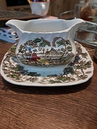 Vintage gravy boat with - boat,