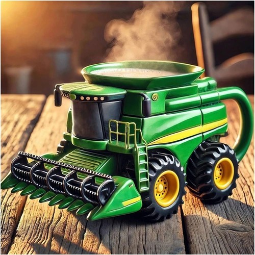 Ounces tractor mug - tractor,