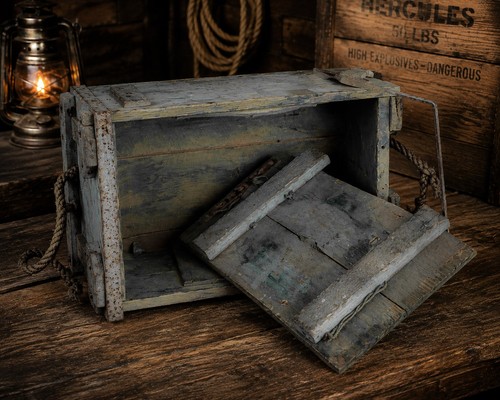 Vintage wooden military - vintage,