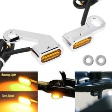 2x Chrome LED Turn Signal