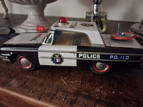 Tin 1960s police car - 1960s,