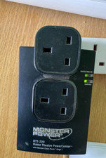 Monster Home Theater Power Center HTS200 Clean Power Surge Protector - used