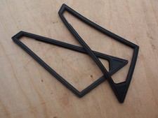 Triumph STAG ** 1/4 LIGHT Rubber SEAL, PAIR - DOOR WINDOW FRAME ** NEW (Quarter)
