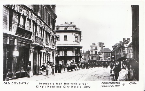 Old coventry postcard - postcard,