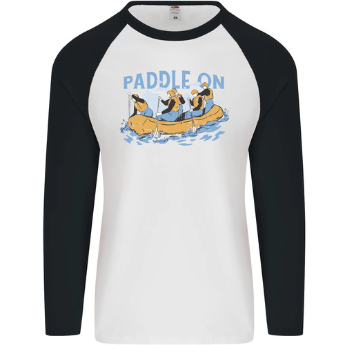White water rafting paddle - white,