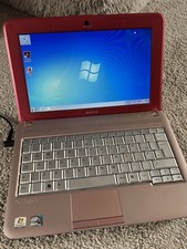 Sony Vaio PCG-21313M Atom N450 1.66GHz 1GB 250GB Laptop 10" 26cm X18cm