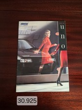 Fiat Uno Brochure 1989 - 45  60  70  Turbo i.e.