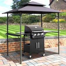 Metal barbecue shelter gazebo - metal,