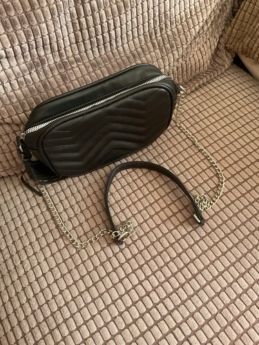 Women black faux - faux, leather