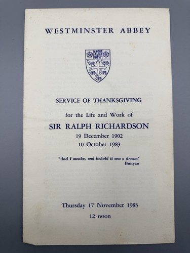 Order service sir ralph - order, of