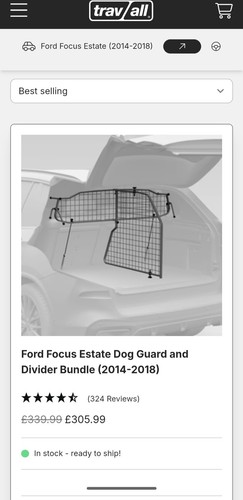 Travall dog guard divider - guard, &